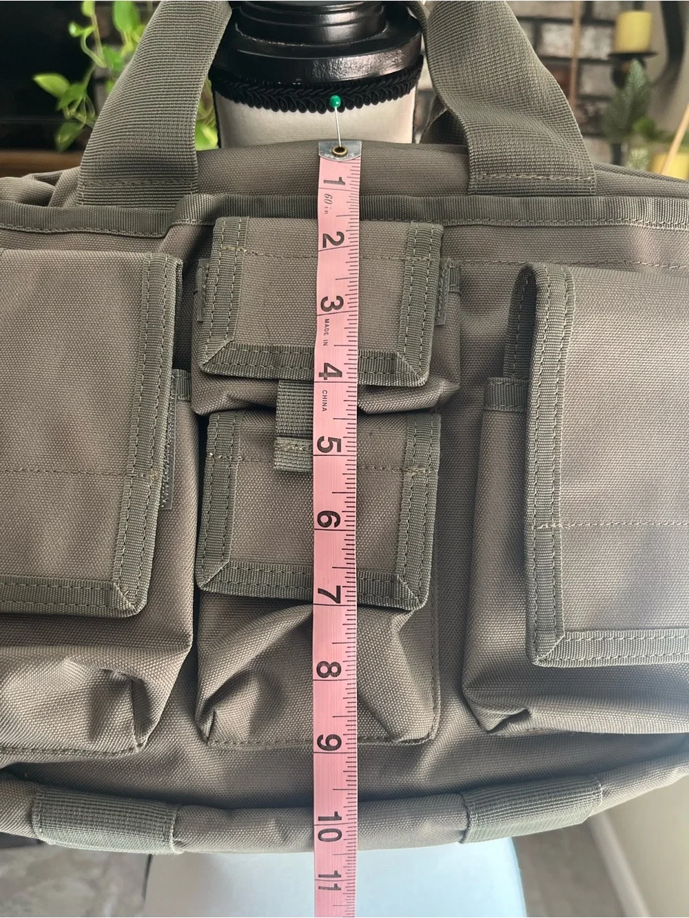 Men's Tactical Messenger Bag - Gray Crossbody